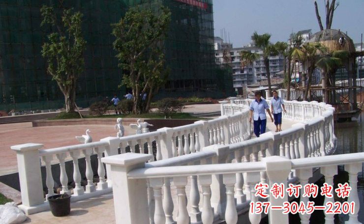 淄博汉白玉欧式栏杆雕塑