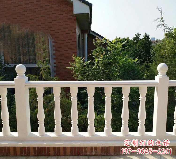 淄博汉白玉欧式栏杆石雕