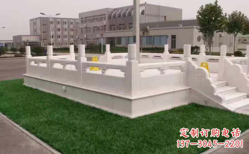 淄博完美艺术——汉白玉升旗台雕塑