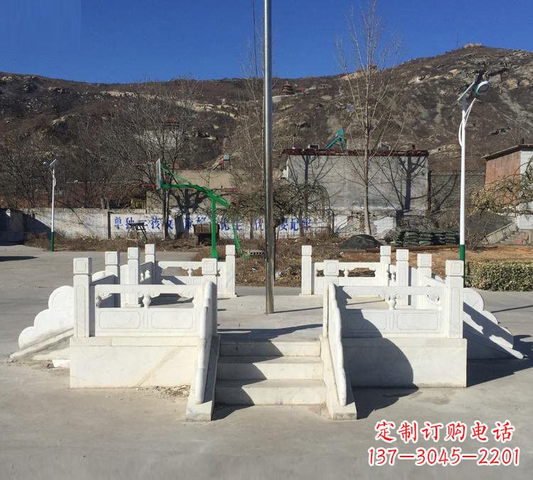 淄博汉白玉升旗台雕塑