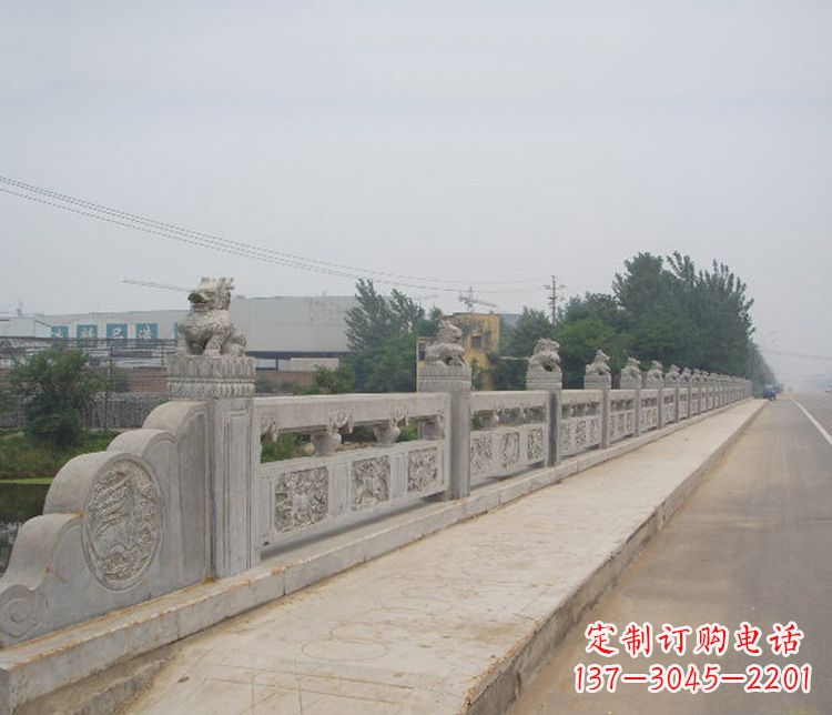 淄博专业的护城河大理石栏板石雕