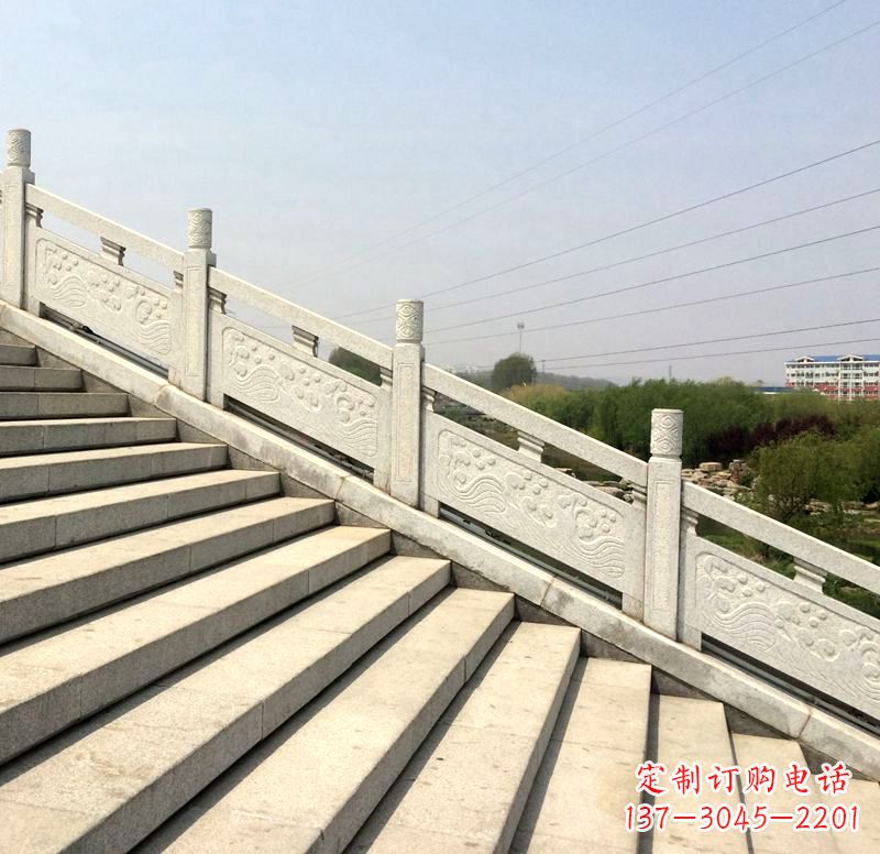 淄博欣赏自然之美,定制花岗岩石栏杆雕塑