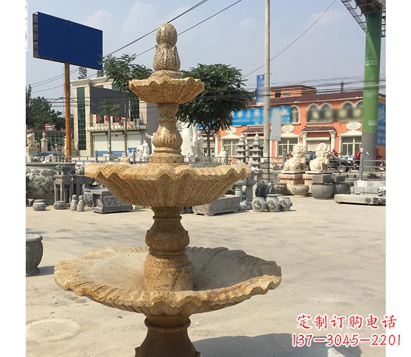 淄博花岗岩双层景观喷泉
