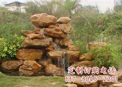 淄博黄蜡石假山