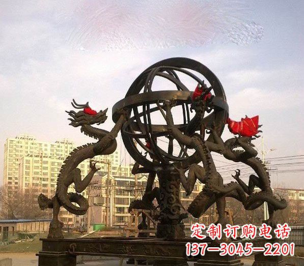 淄博浑天仪铜雕：以精湛的手工雕刻出活生生的精美作品