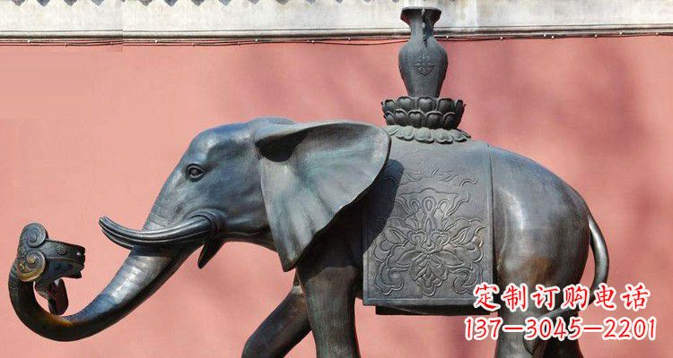 淄博吉祥大象铜雕