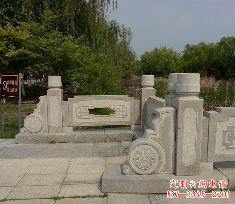 淄博大理石栏板石雕,精美绝伦