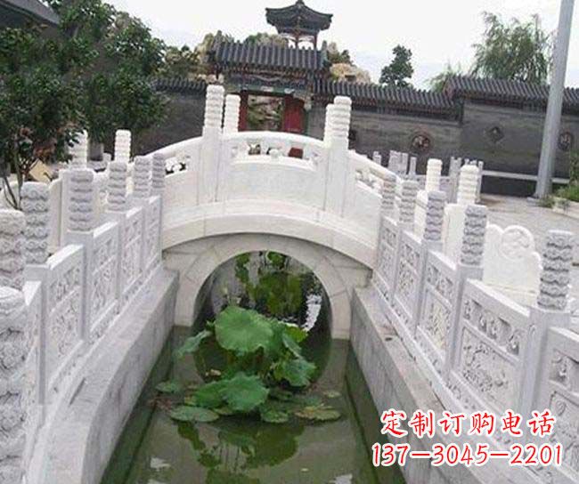 淄博大理石栏板石雕，精美金碧辉煌