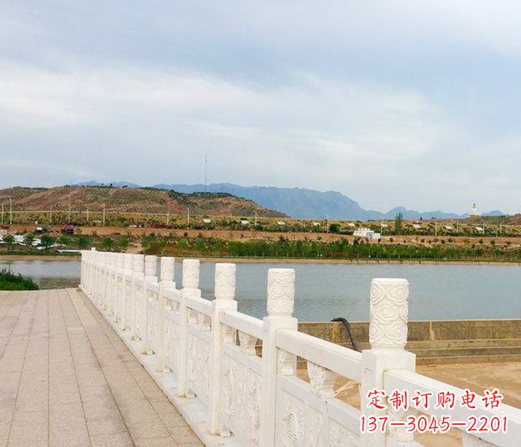 淄博高贵大气的石头栏板雕塑