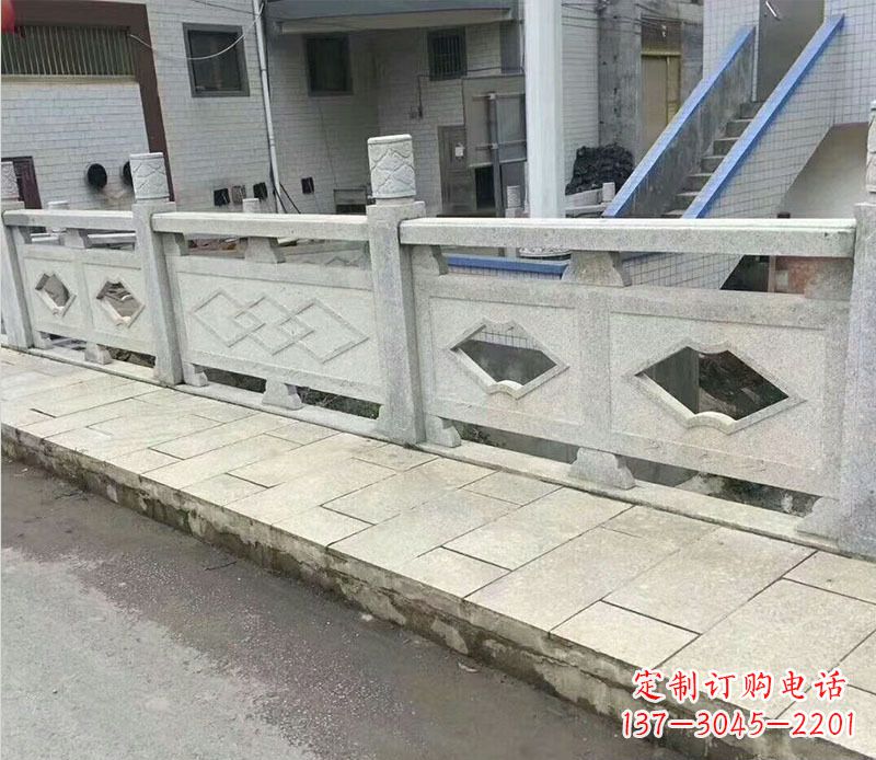 淄博景区大理石栏板石雕_2