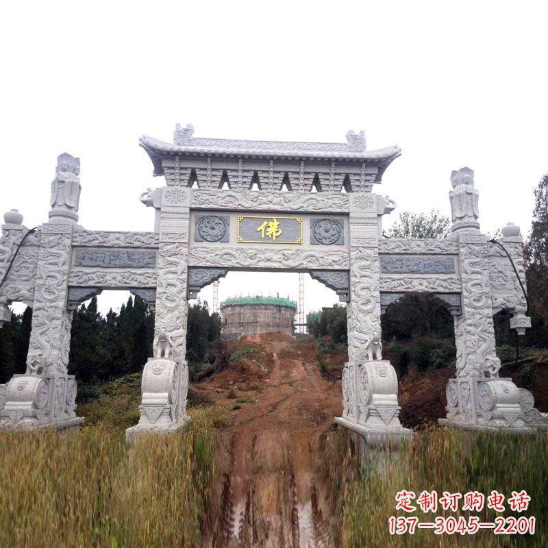 淄博景区入口石牌坊雕塑,为您塑造独一无二的精美雕塑