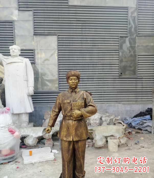 淄博雷锋名人铜雕