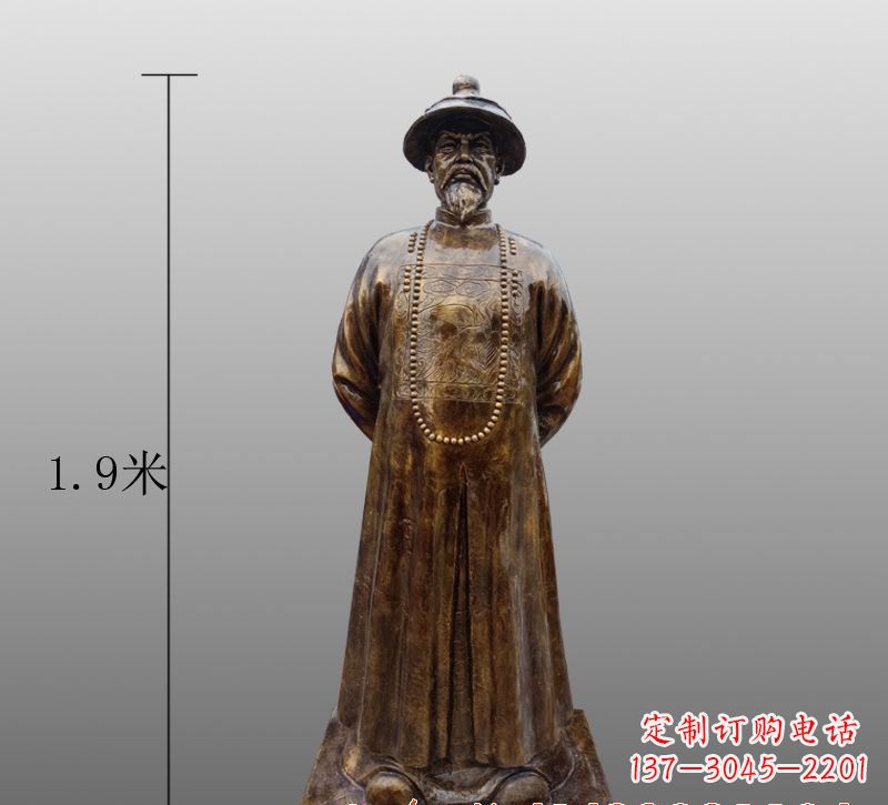 淄博为您量身定制林则徐铜雕像