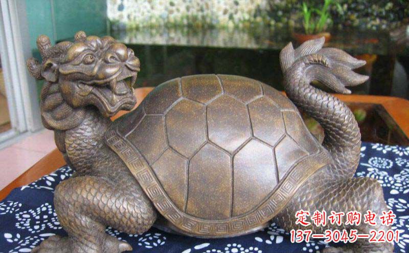 淄博龙龟古代神兽铜雕