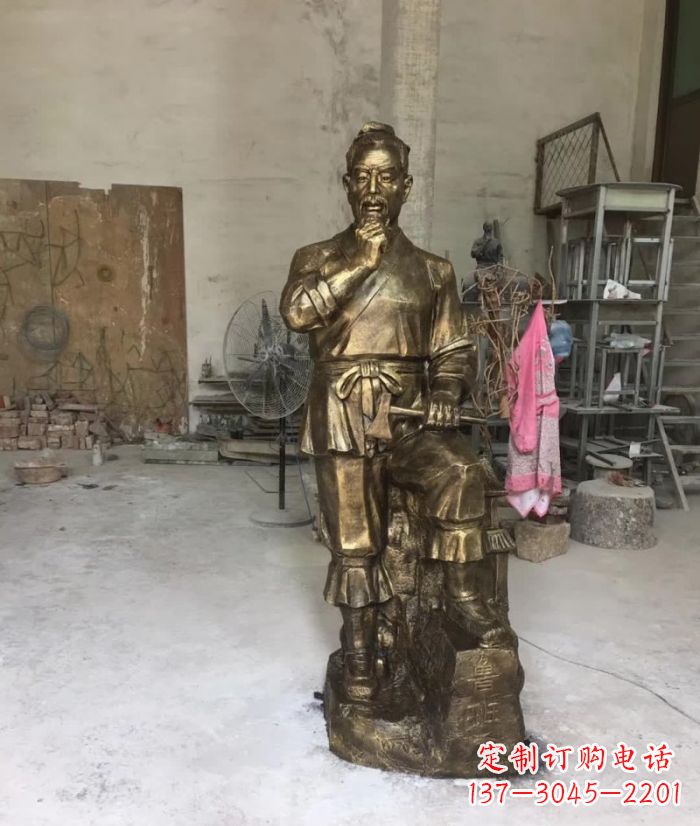 淄博鲁班传世经典——铜雕塑