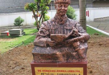淄博中领雕塑推出尊贵的雷锋铜雕，以纪念传奇人…