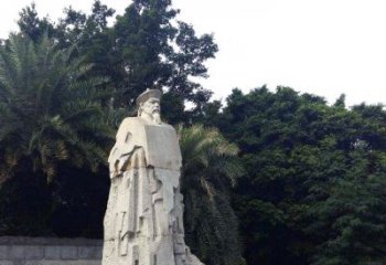 淄博林则徐石雕塑，融合古典韵味与现代气息