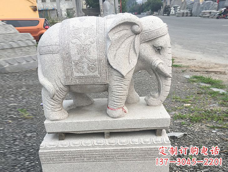 淄博仿古大象雕塑,精致造型,质感卓越
