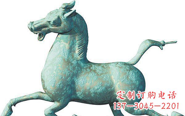 淄博青铜马踏飞燕雕塑--给你不一样的精美家居装饰