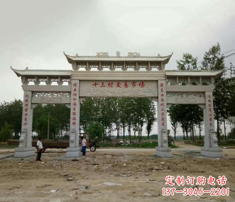 淄博精美石牌坊雕塑，令你惊艳无比
