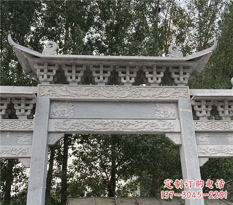 淄博石材石雕牌坊