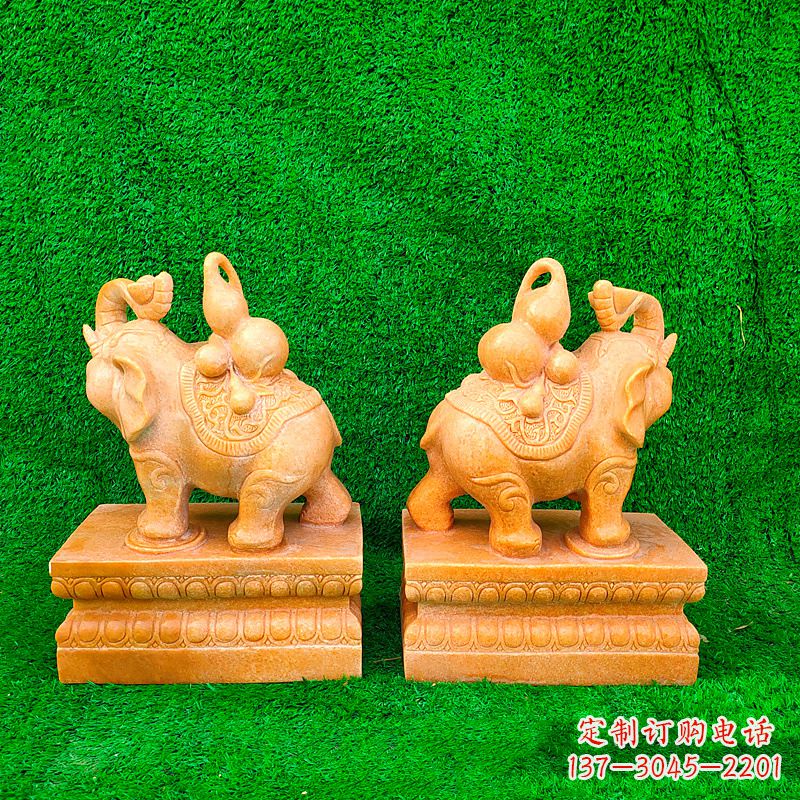 淄博精美大象雕塑,点缀美好家园