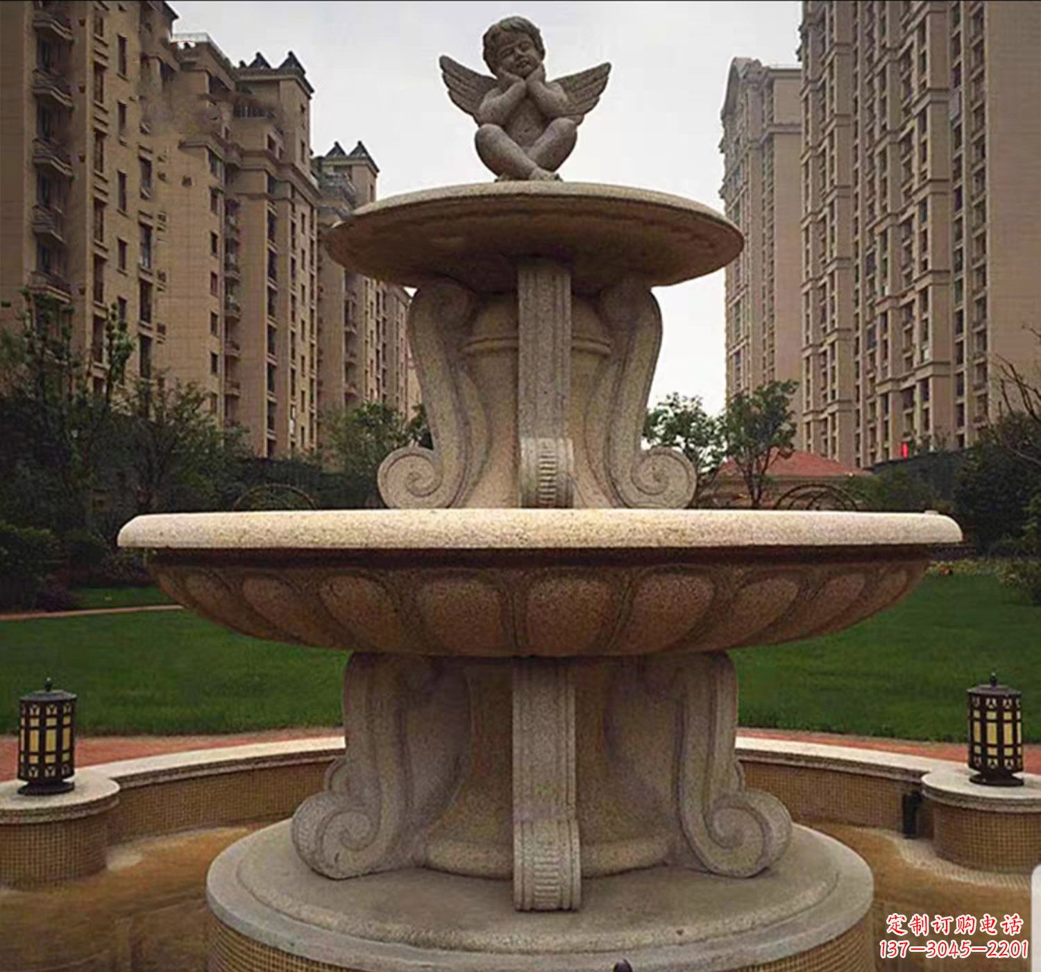 淄博石雕鱼喷泉