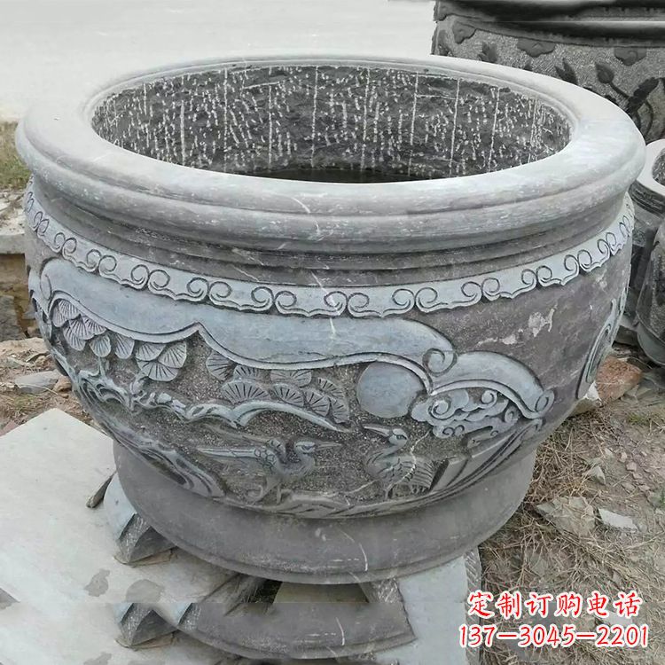 淄博石刻园林鱼缸
