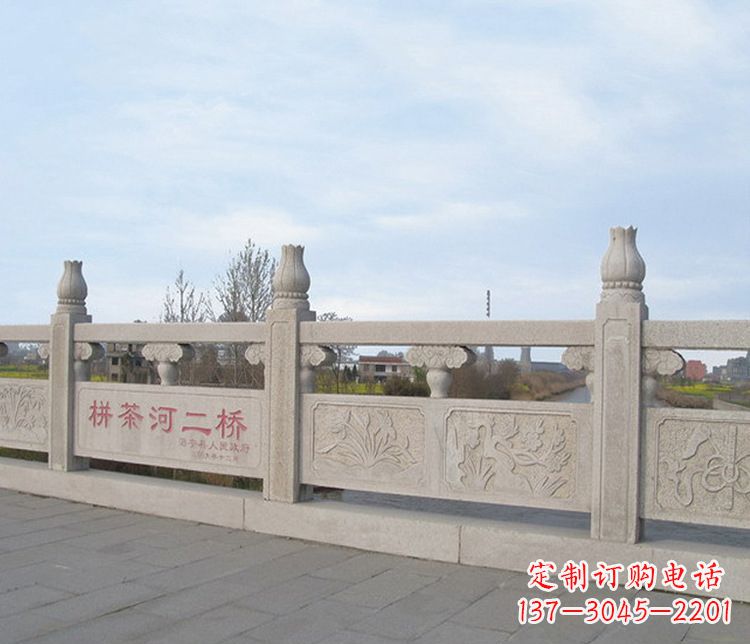 淄博石栏板景区石雕