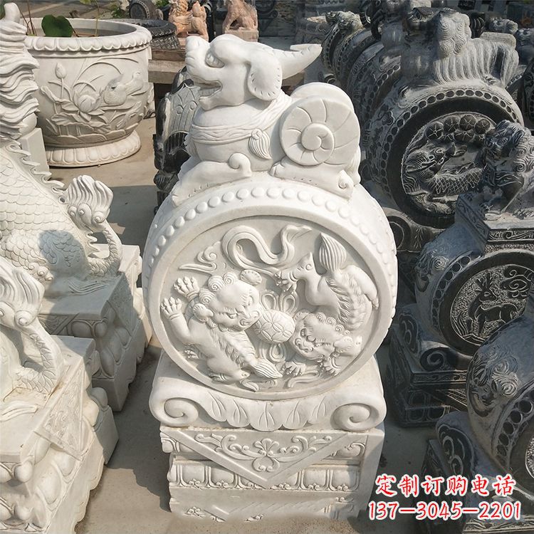 淄博石门墩石雕