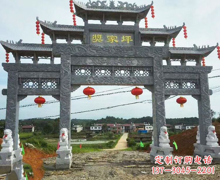 淄博石牌坊石雕