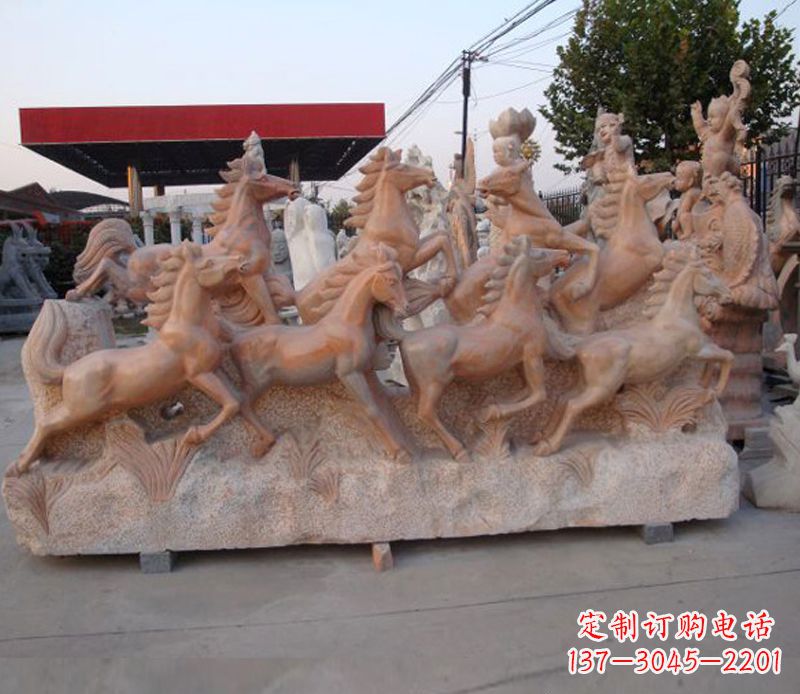 淄博石头奔马雕塑