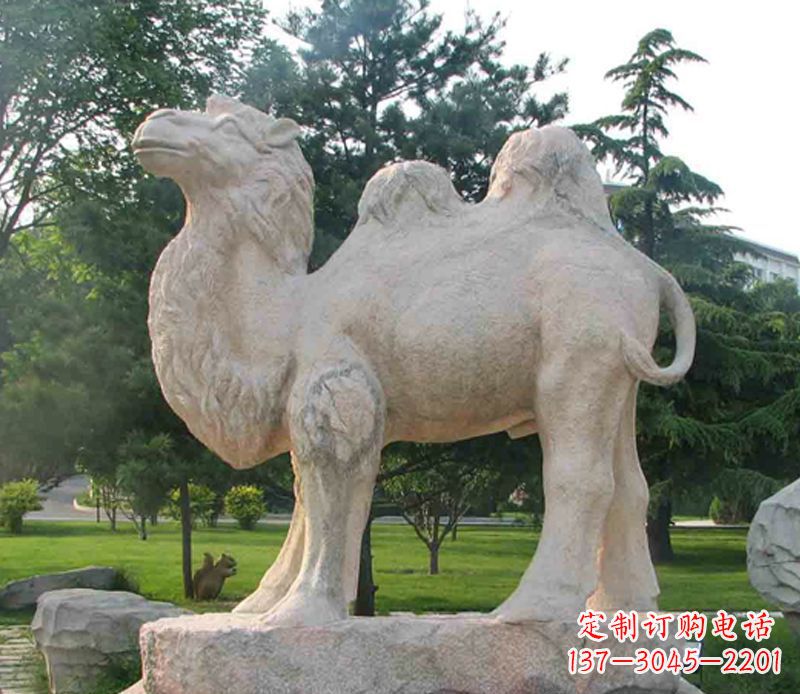 淄博石头骆驼雕塑