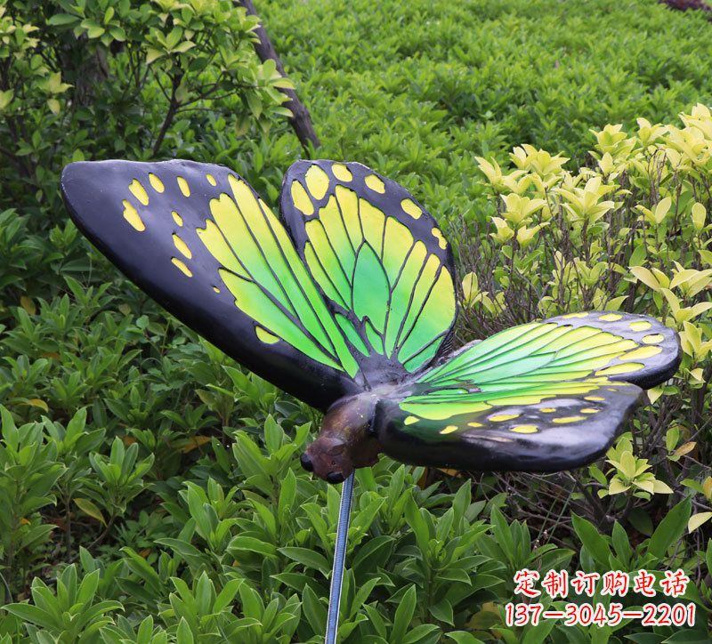 淄博树脂仿真蝴蝶昆虫雕塑