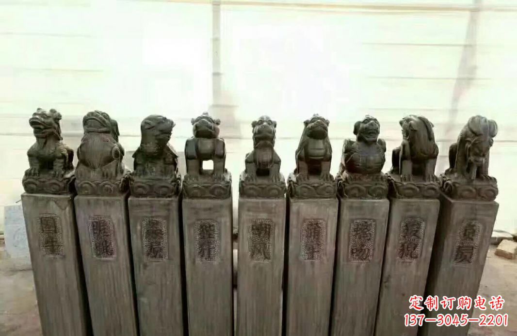 淄博栓马桩石雕