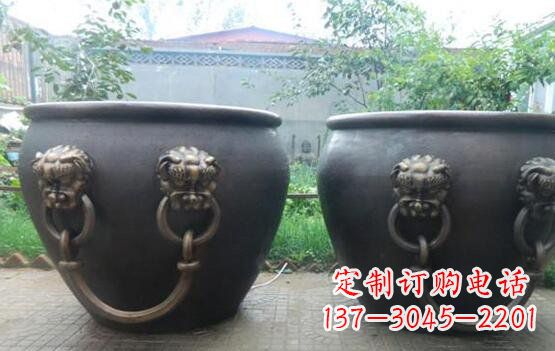 淄博水缸寺庙景观铜雕