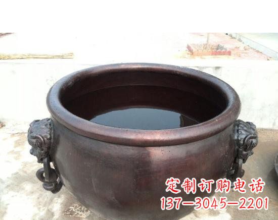 淄博水缸寺庙铜雕
