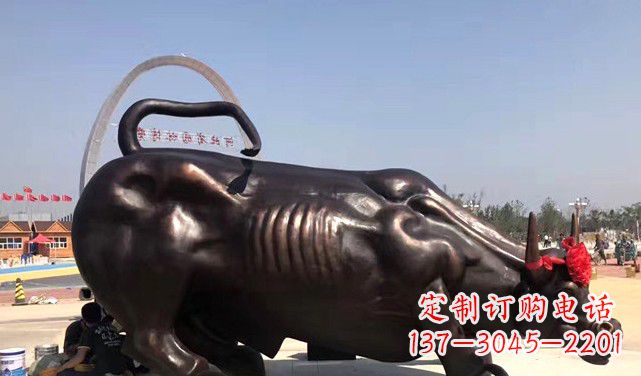 淄博水牛铜雕
