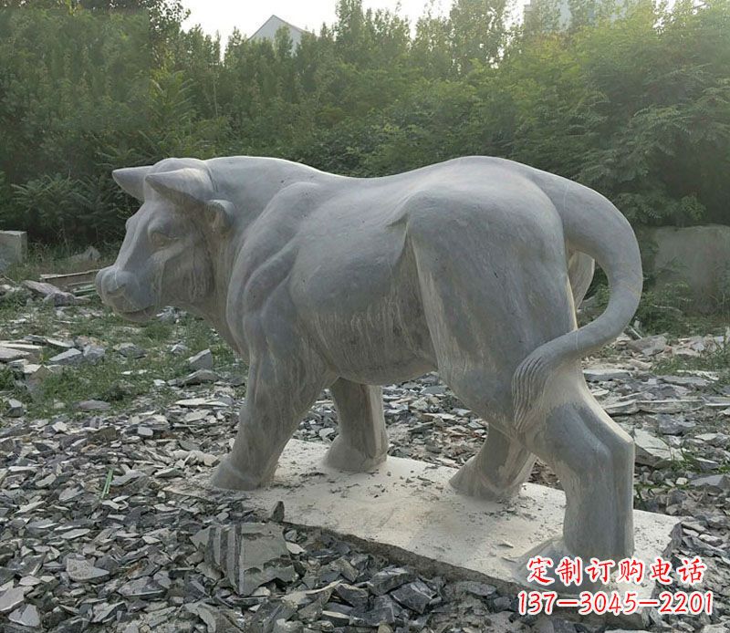 淄博水牛雕公园动物雕塑