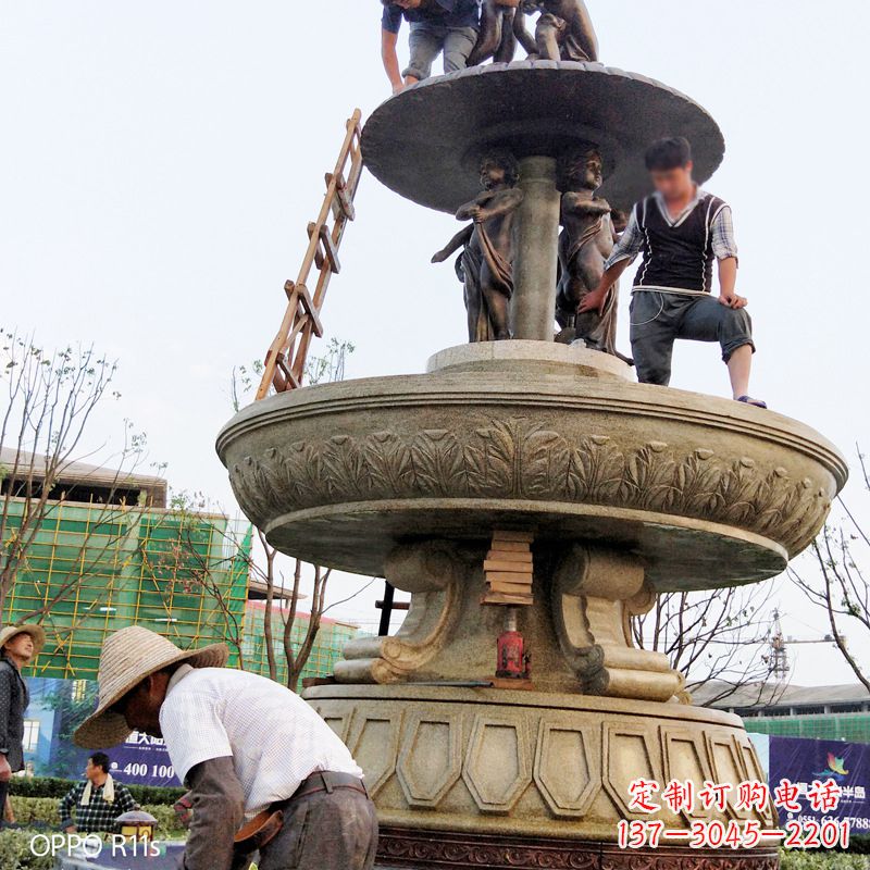淄博水头石雕喷泉