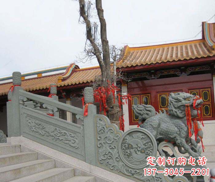 淄博寺庙景观仿古石栏板