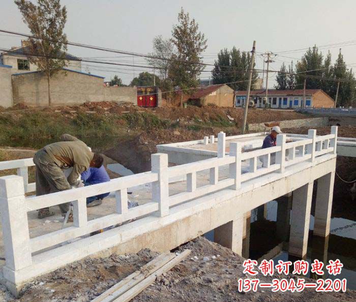 淄博寺庙景观汉白玉栏板石雕