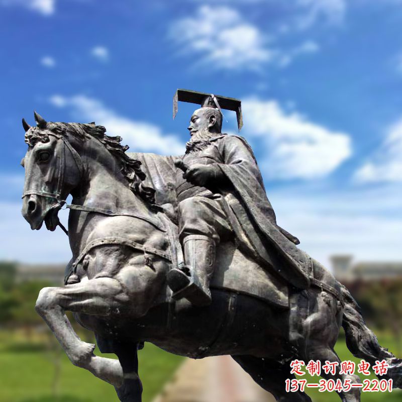 淄博隋文帝骑马雕塑
