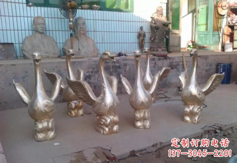 淄博天鹅喷泉雕塑