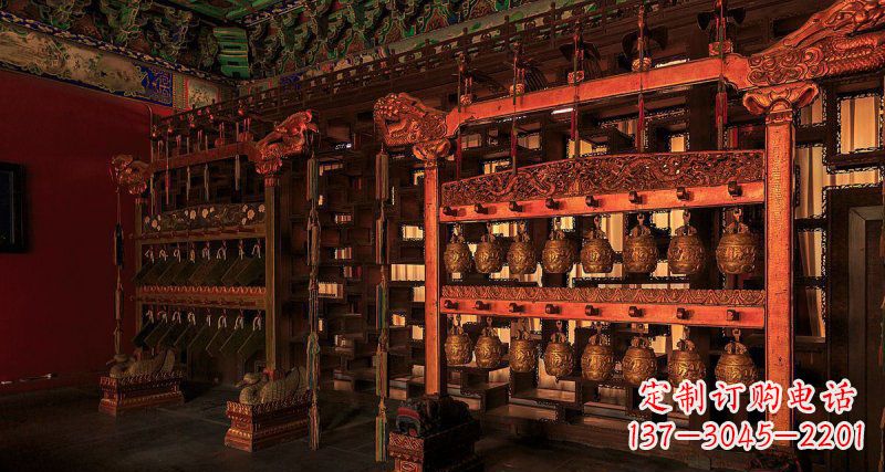 淄博铜编钟古代乐器铜雕