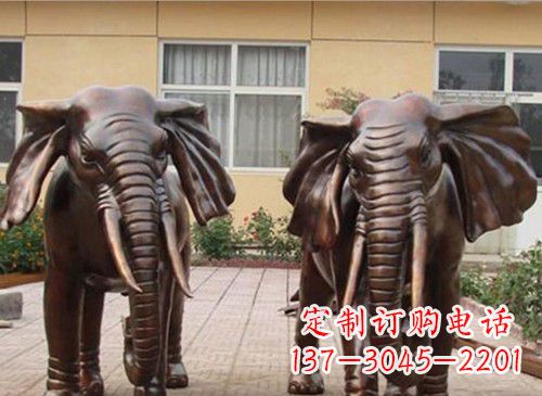 淄博铜雕大象222