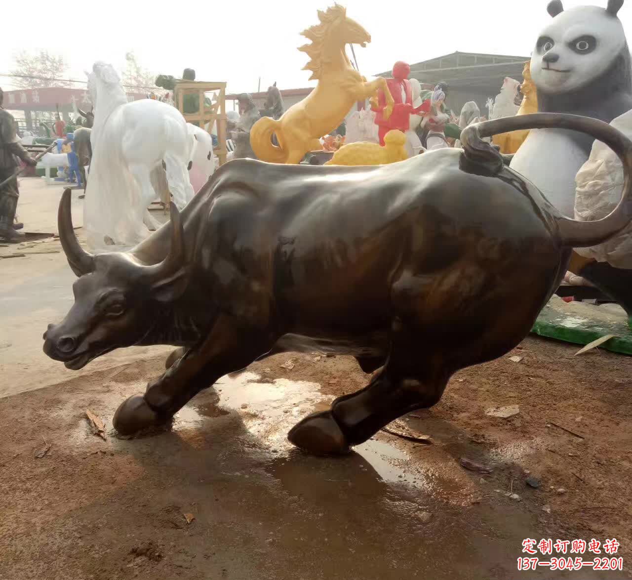 淄博铜雕动物牛
