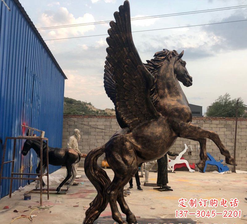 淄博铜雕飞马雕塑