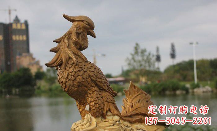 淄博铜雕凤凰古代神兽雕塑