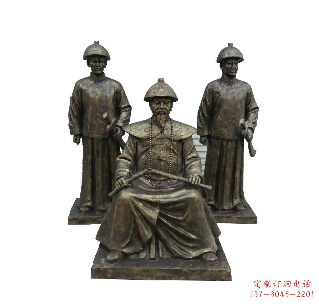 淄博铜雕古代名人林则徐